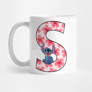 Stitch letter Mug